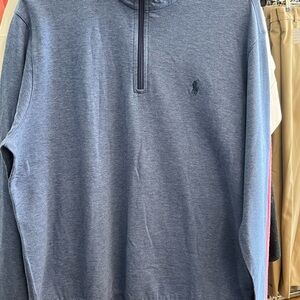 Polo by Ralph Lauren Men's Navy Zip-Up Sweater med men’s